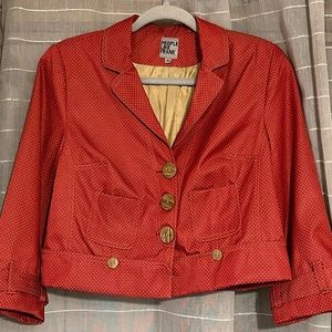 People Like Frank Red w/ White Polka Dots Jacket